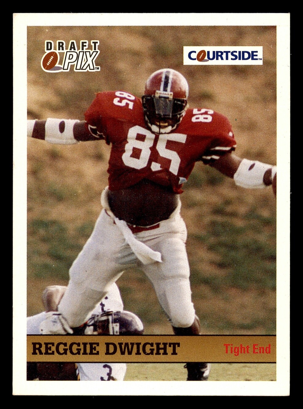 1992 Courtside Draft Pix #52 Reggie Dwight Football Card